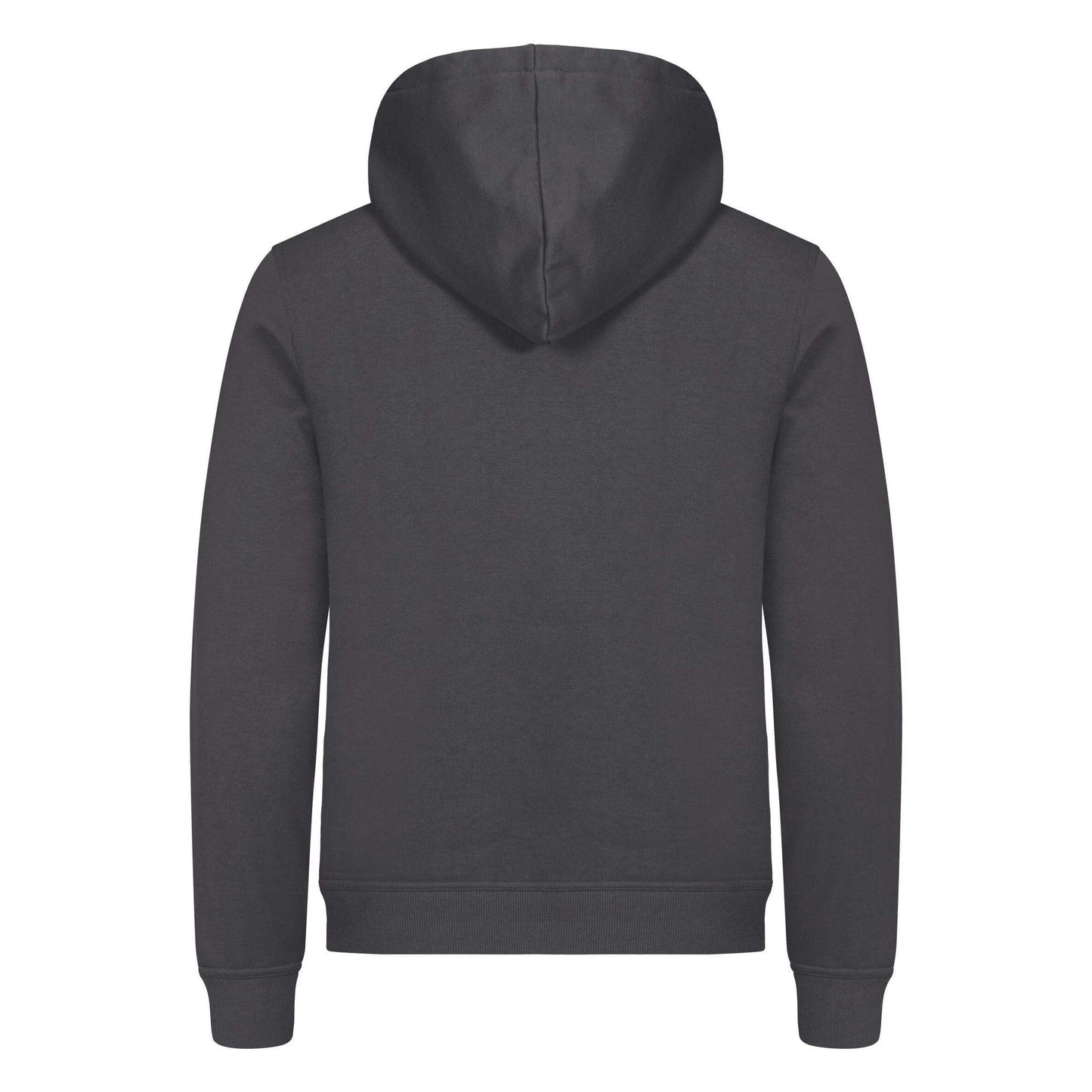 Metal Grey - Back - Clique Unisex Adult Miami Hoodie