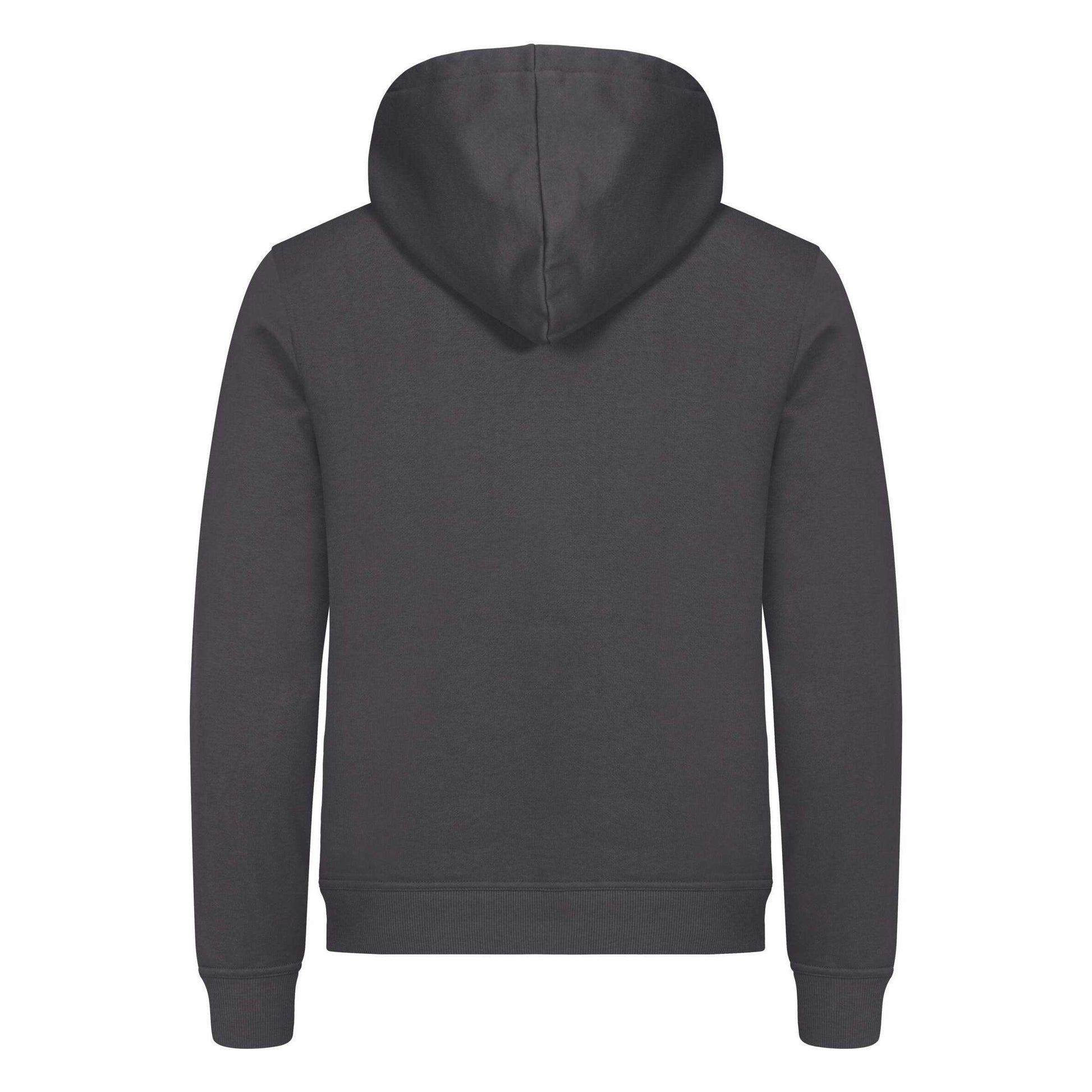 Metal Grey - Back - Clique Unisex Adult Miami Hoodie