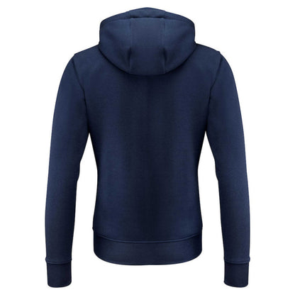 Navy - Back - James Harvest Womens-Ladies Westwood Full Zip Hoodie