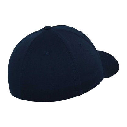 Navy - Back - Flexfit 5 Panel Baseball Cap