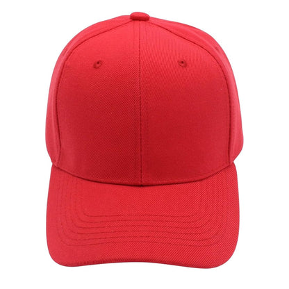 University Red-White - Side - Nike Blank Structured Baseball Cap