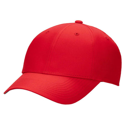University Red-White - Front - Nike Blank Structured Baseball Cap
