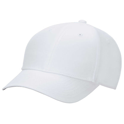 White-Black - Front - Nike Blank Structured Baseball Cap