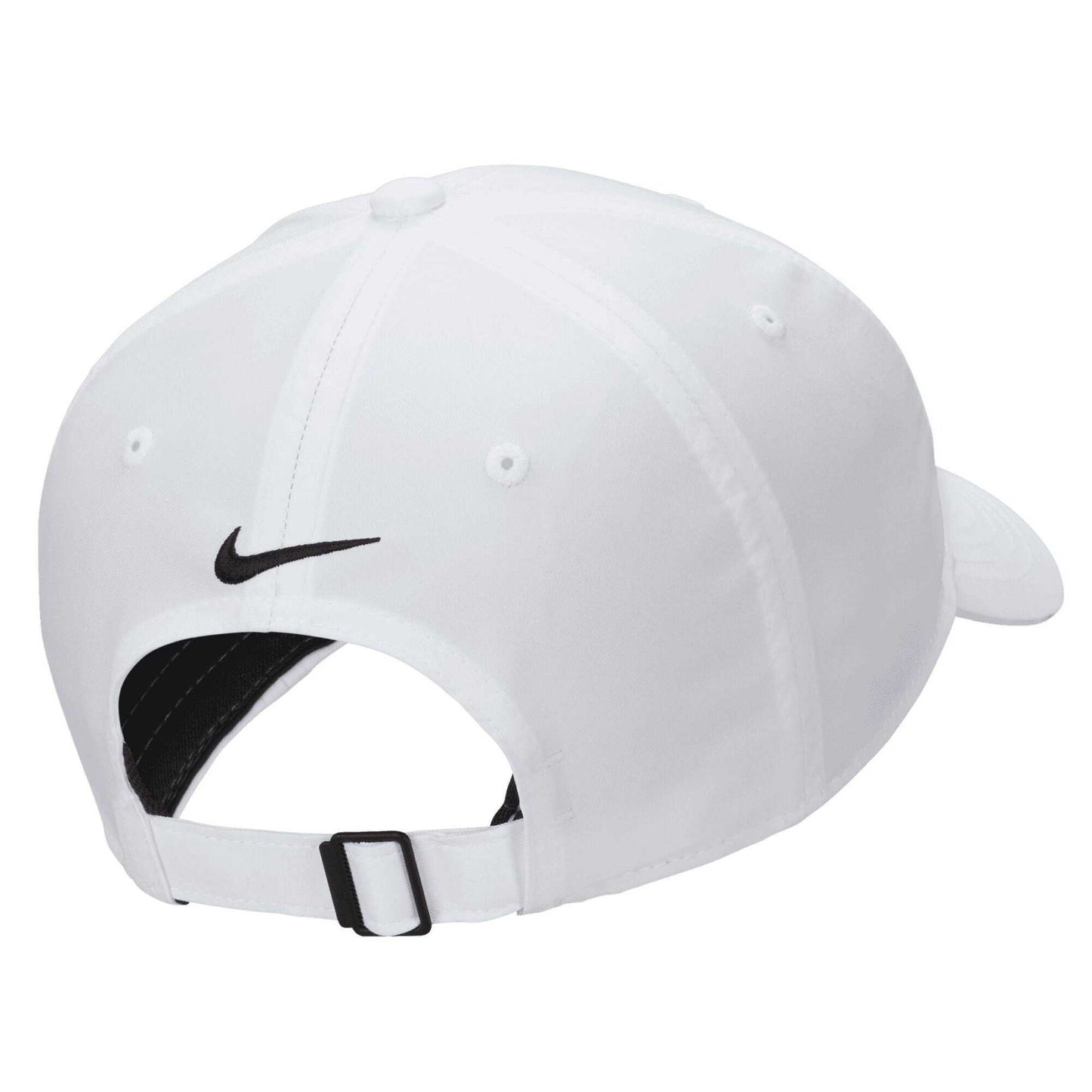 White-Black - Back - Nike Blank Structured Baseball Cap