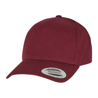 Maroon - Front - Flexfit Classic 5 Panel Baseball Cap