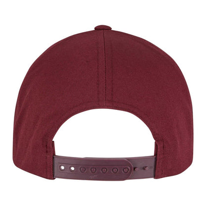 Maroon - Back - Flexfit Classic 5 Panel Baseball Cap