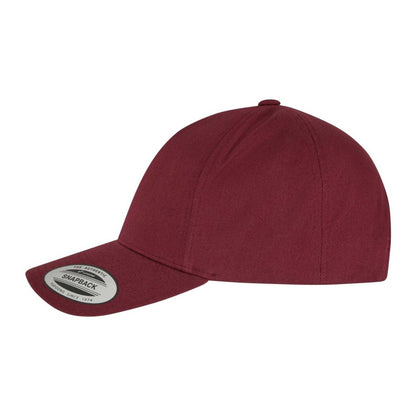 Maroon - Side - Flexfit Classic 5 Panel Baseball Cap