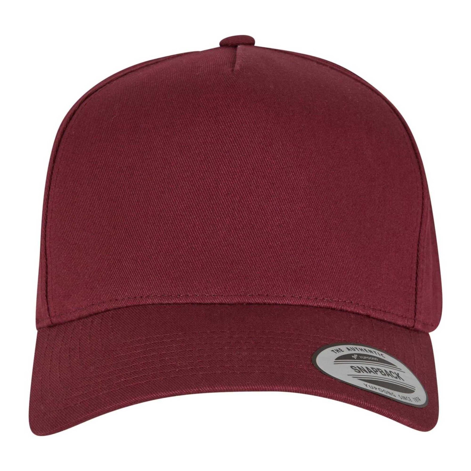 Maroon - Pack Shot - Flexfit Classic 5 Panel Baseball Cap