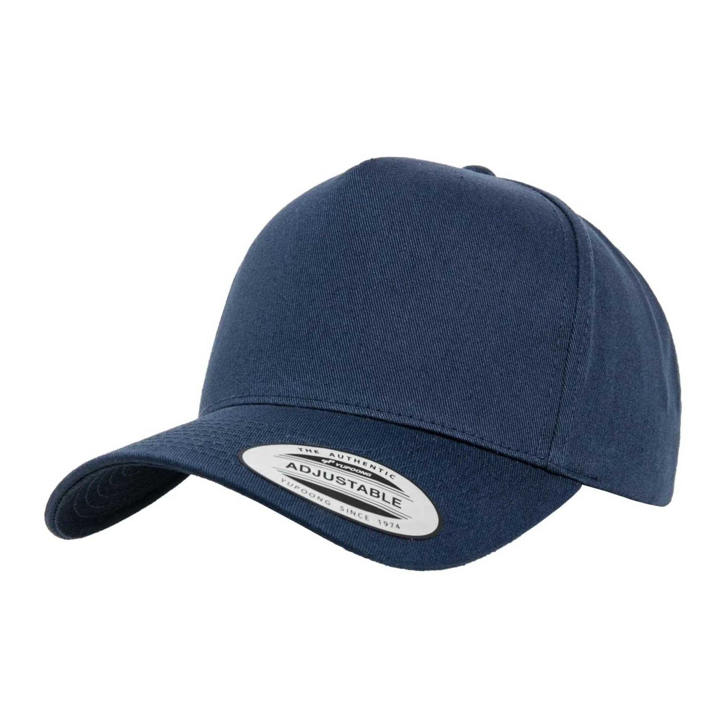 Navy - Front - Flexfit Classic 5 Panel Baseball Cap