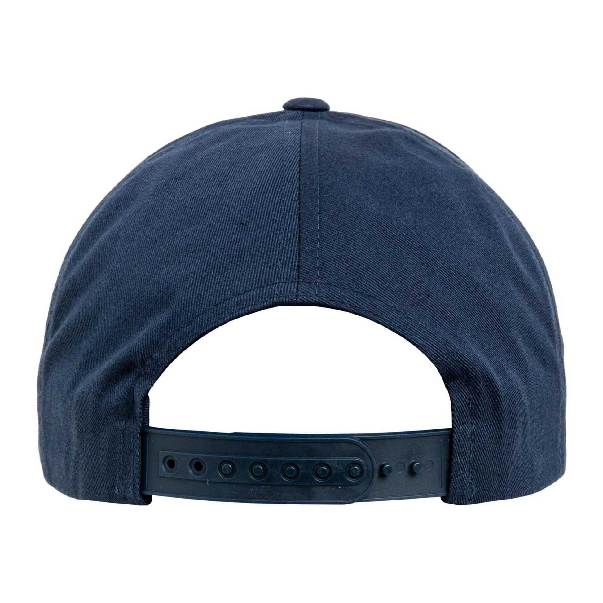 Navy - Back - Flexfit Classic 5 Panel Baseball Cap