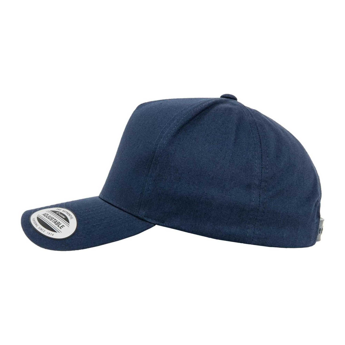 Navy - Side - Flexfit Classic 5 Panel Baseball Cap