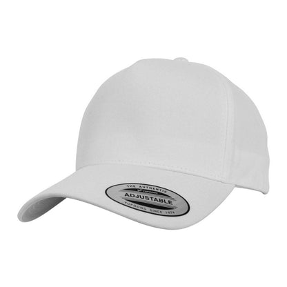 White - Front - Flexfit Classic 5 Panel Baseball Cap