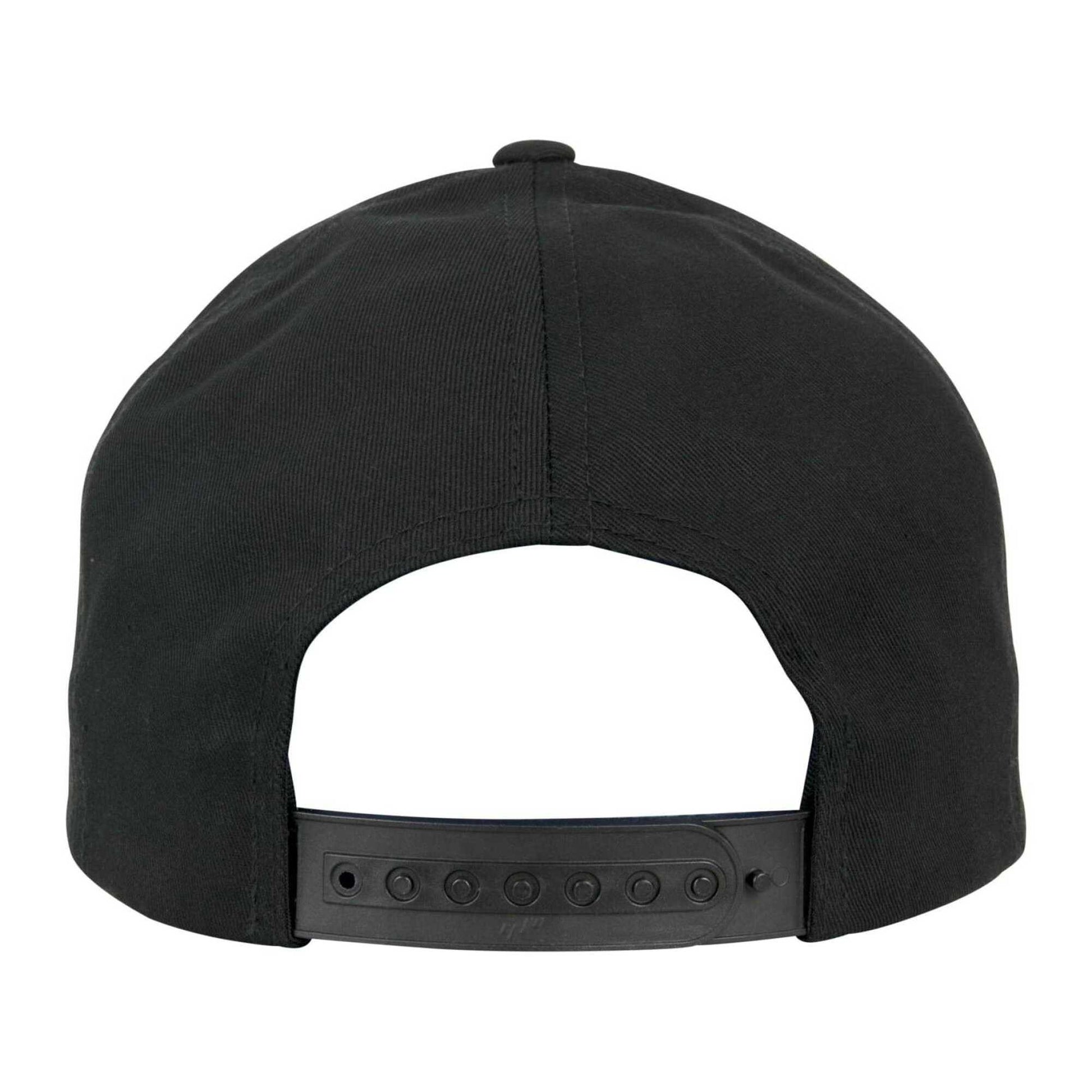 Black - Back - Flexfit Classic 5 Panel Baseball Cap