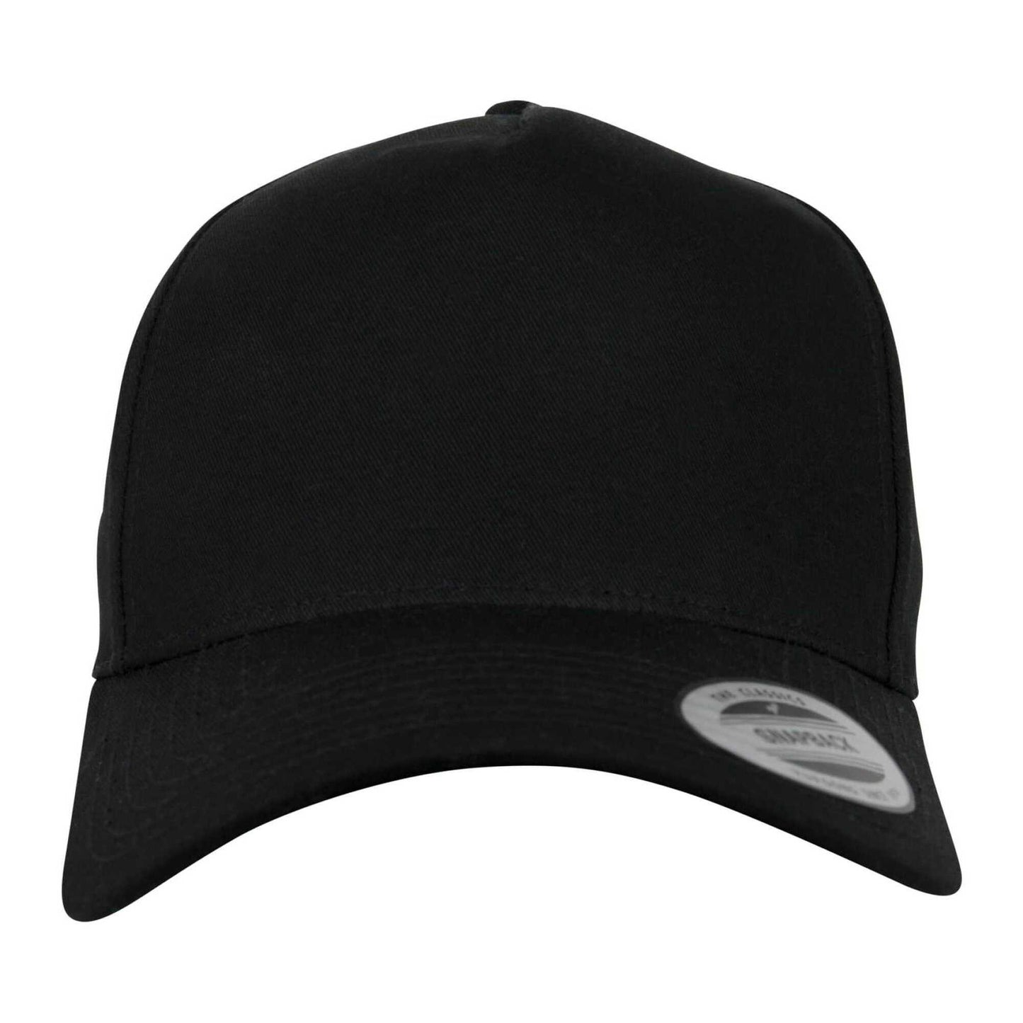 Black - Pack Shot - Flexfit Classic 5 Panel Baseball Cap