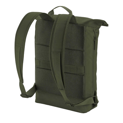 Pine Green - Back - Bagbase Simplicity Lite Roll Top Backpack