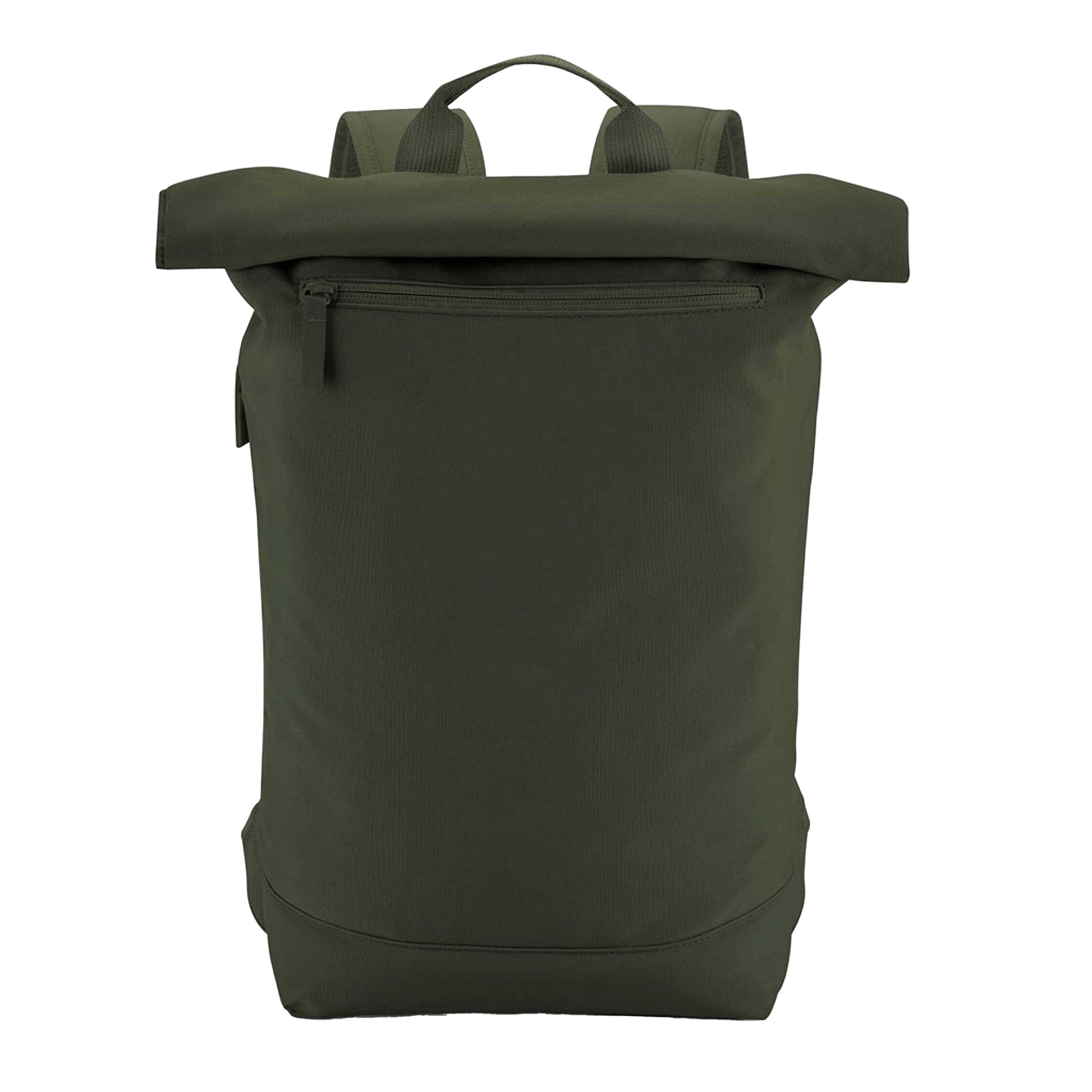 Pine Green - Side - Bagbase Simplicity Lite Roll Top Backpack