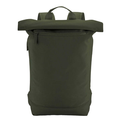 Pine Green - Side - Bagbase Simplicity Lite Roll Top Backpack