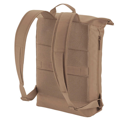 Hazelnut - Back - Bagbase Simplicity Lite Roll Top Backpack