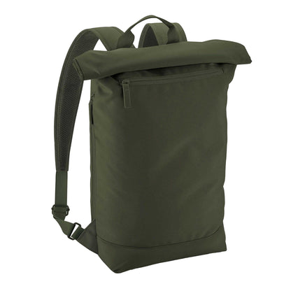 Pine Green - Front - Bagbase Simplicity Lite Roll Top Backpack