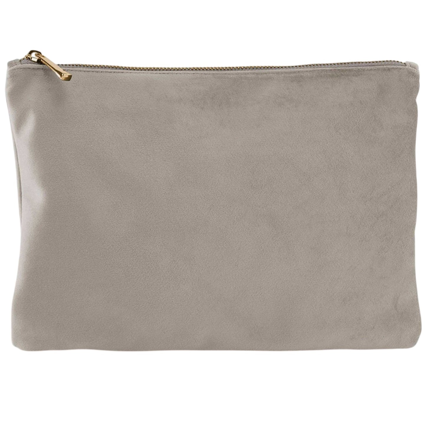 Moonstone - Front - Bagbase Plain Velvet Pouch