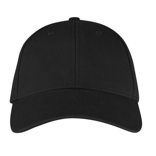 Black - Front - James Harvest L.A Brushed Cotton Baseball Cap