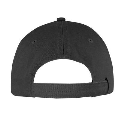 Black - Back - James Harvest L.A Brushed Cotton Baseball Cap