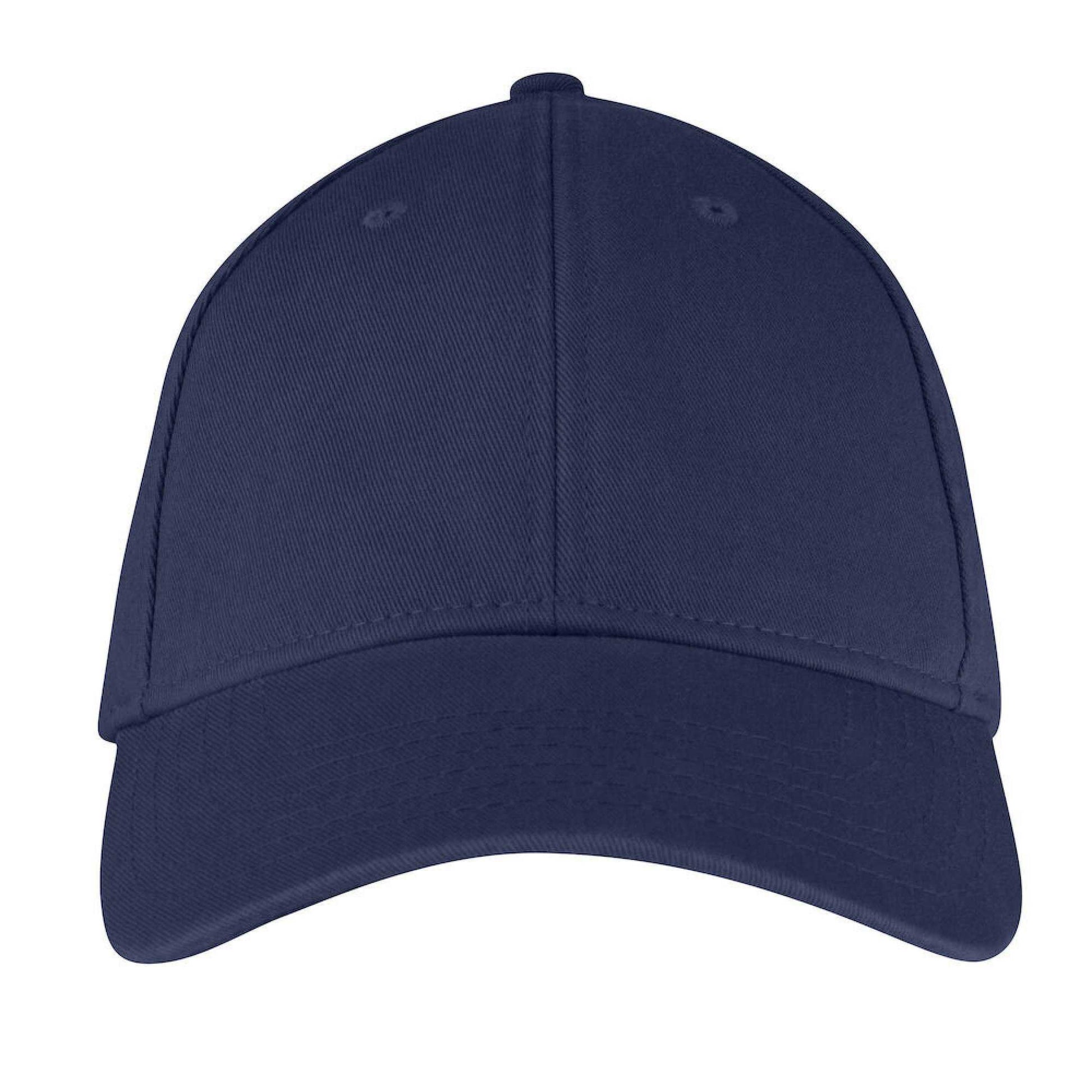Navy - Front - James Harvest Burnwood Baseball Cap