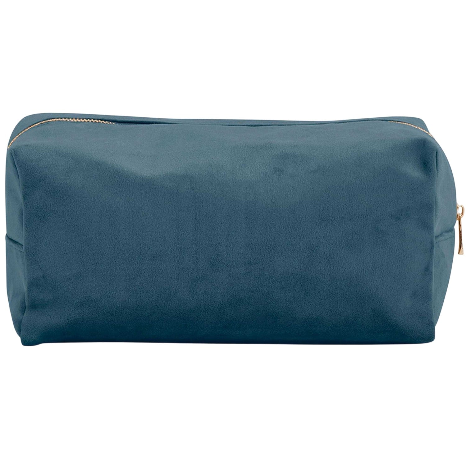 Blue Topaz - Back - Bagbase Velvet Toiletry Bag