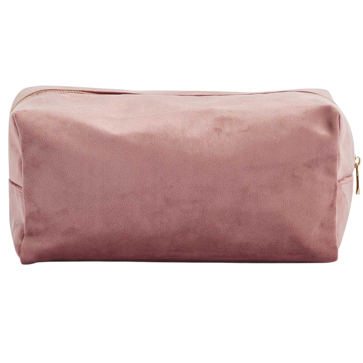 Rose Quartz - Back - Bagbase Velvet Toiletry Bag