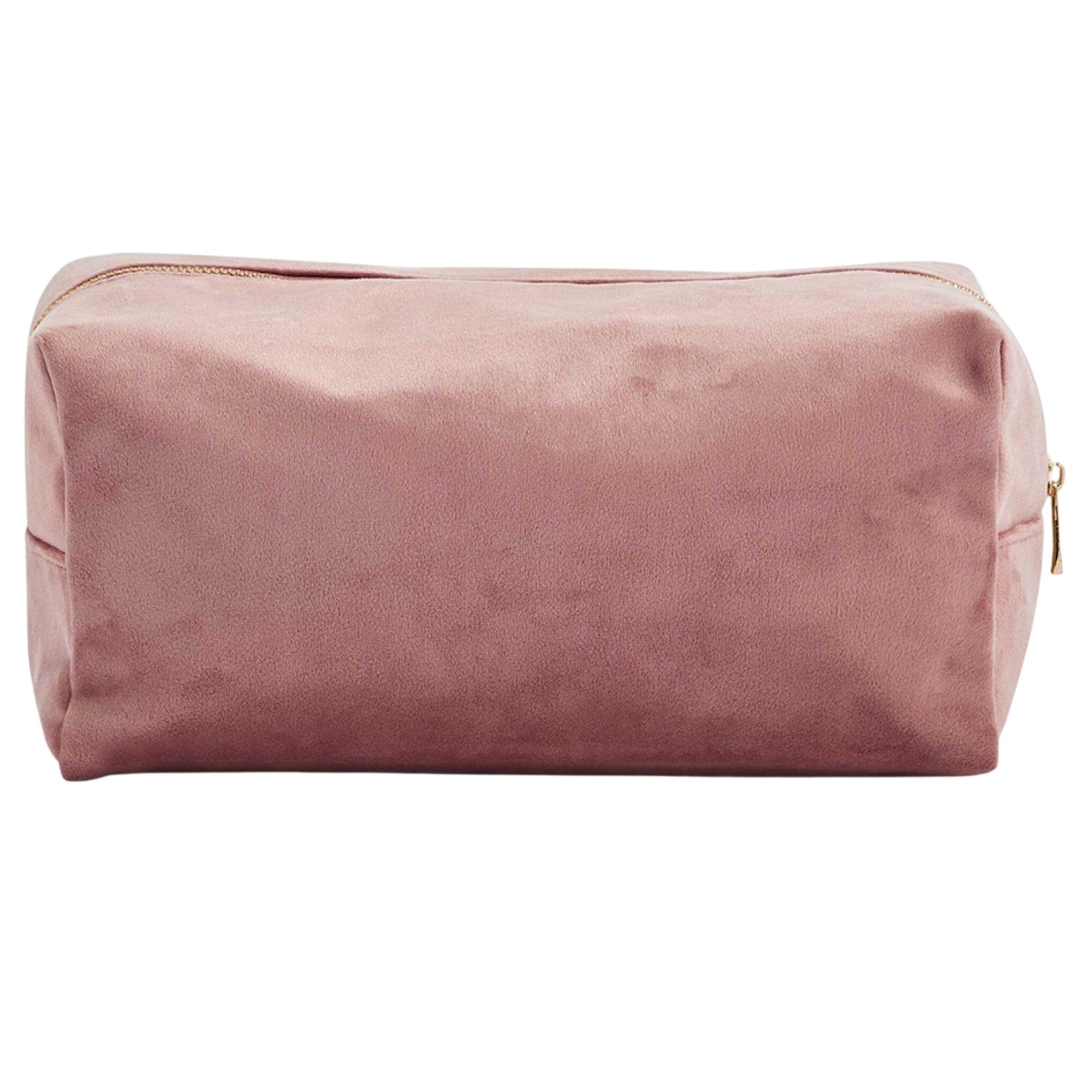 Rose Quartz - Back - Bagbase Velvet Toiletry Bag