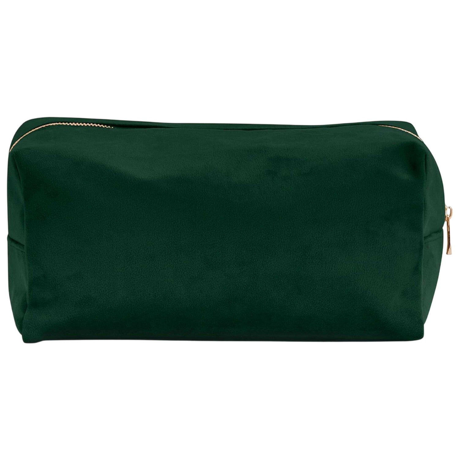 Dark Emerald - Back - Bagbase Velvet Toiletry Bag