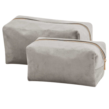 Moonstone - Side - Bagbase Velvet Toiletry Bag
