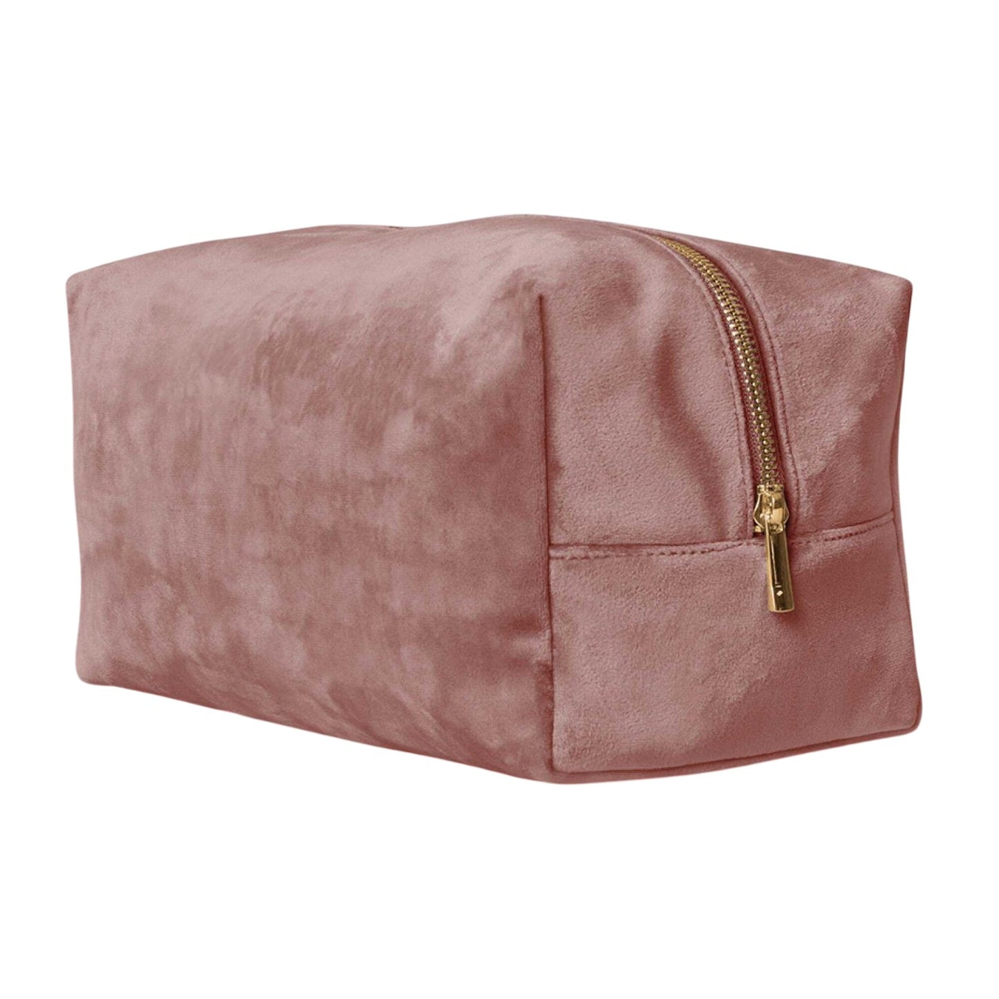 Rose Quartz - Front - Bagbase Velvet Toiletry Bag