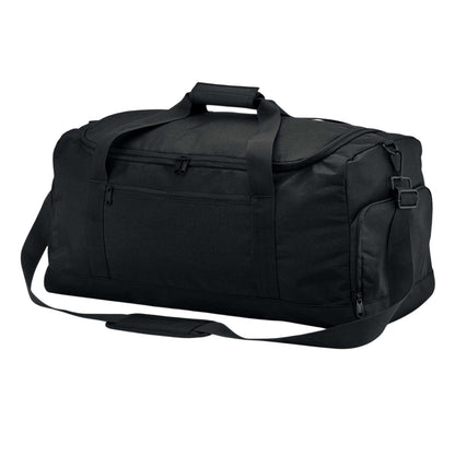 Black - Back - Bagbase Large Training Duffle Bag