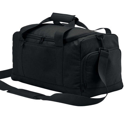 Black - Back - Bagbase Small Training Duffle Bag