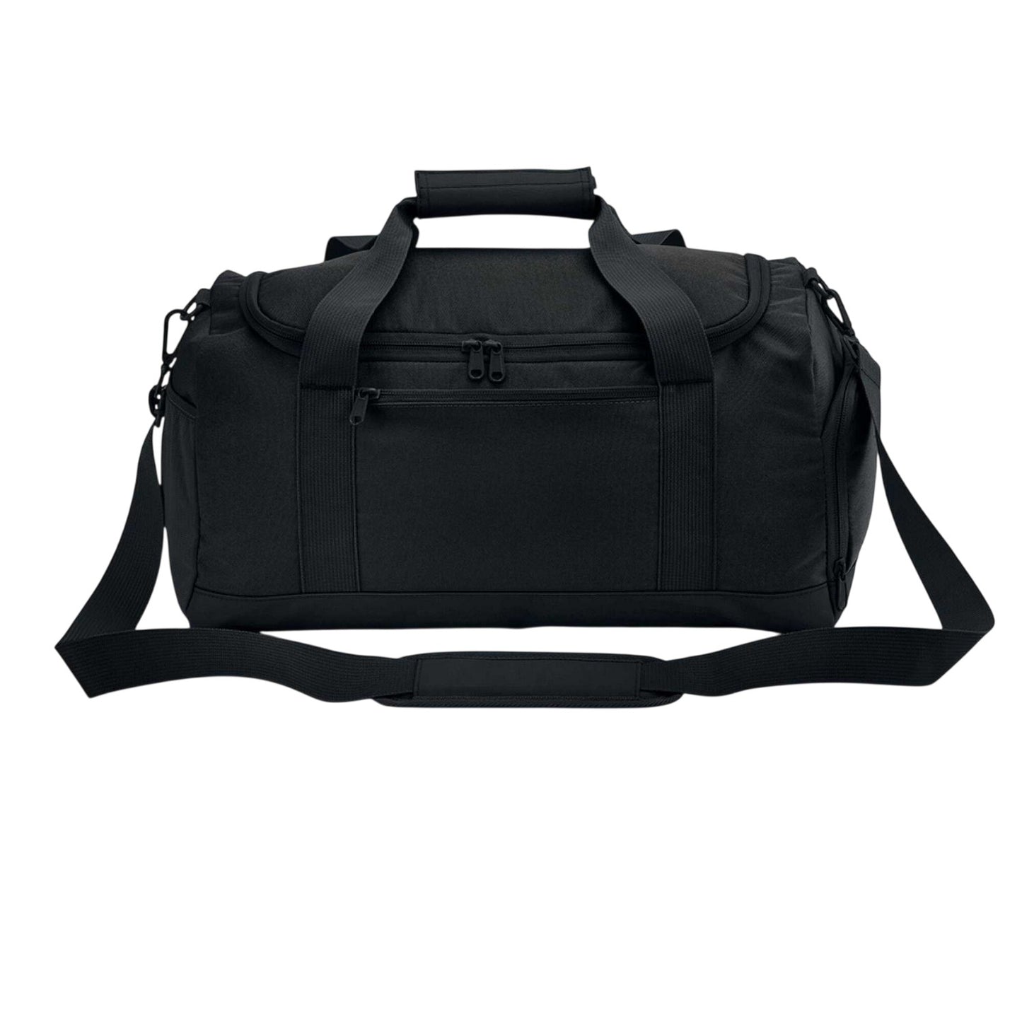 Black - Front - Bagbase Small Training Duffle Bag