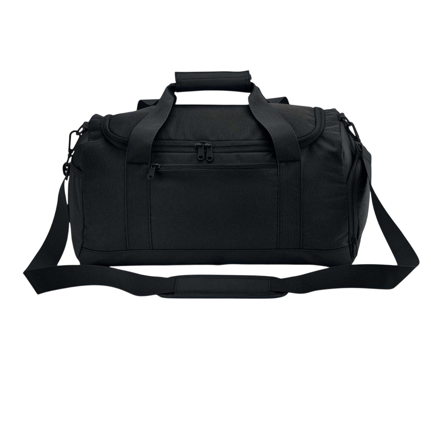 Black - Front - Bagbase Small Training Duffle Bag