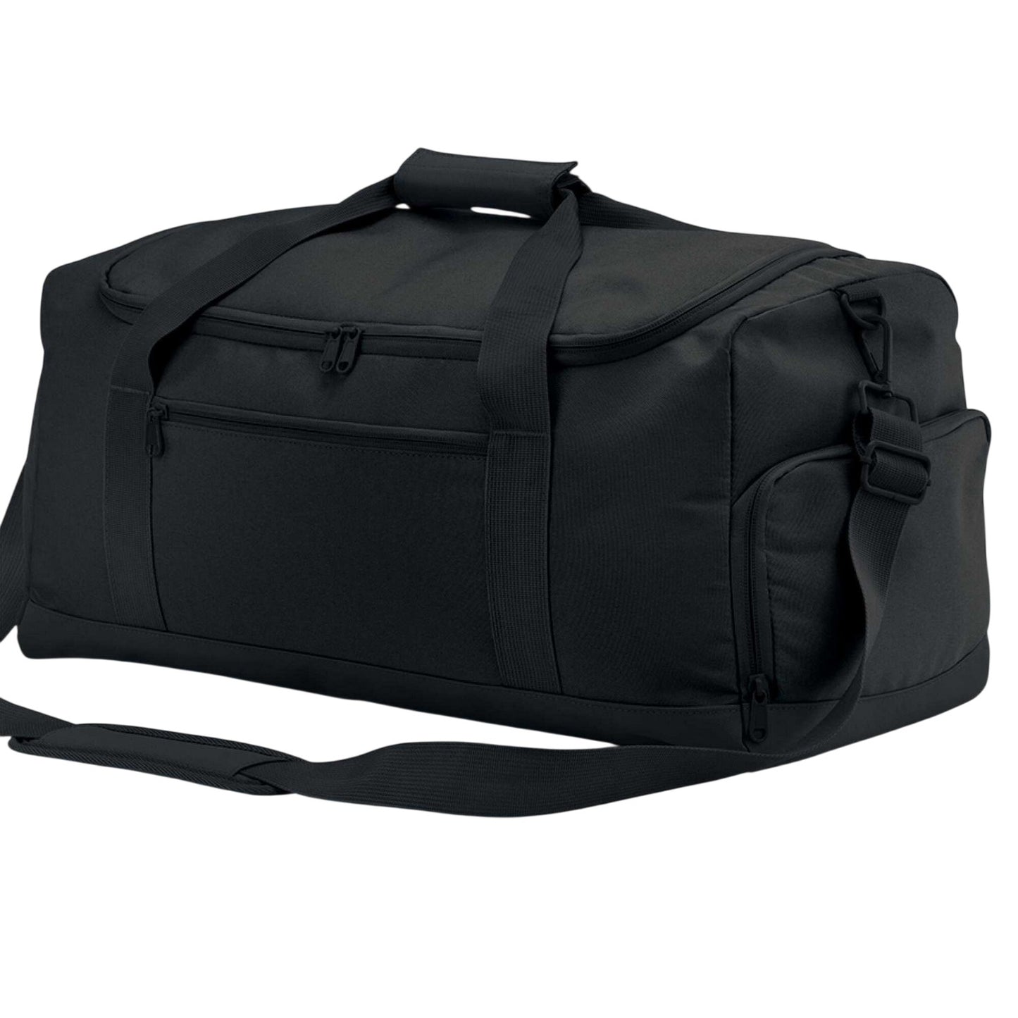 Black - Back - Bagbase Medium Training Duffle Bag