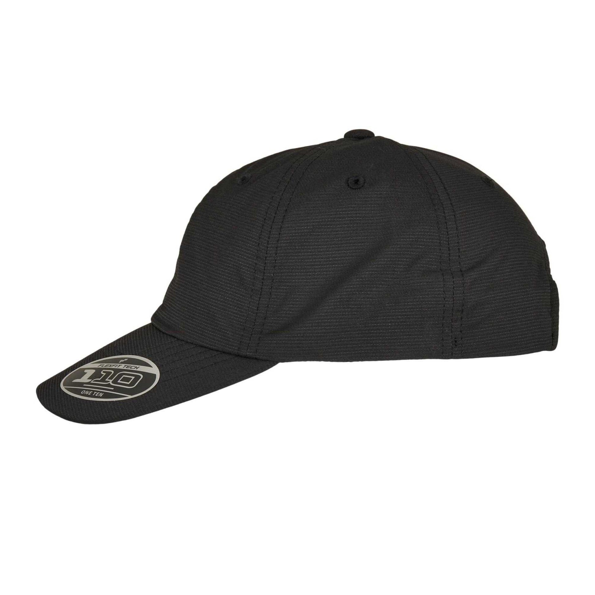 Black - Side - Flexfit 110 Cool & Dry Mini Pique Cap