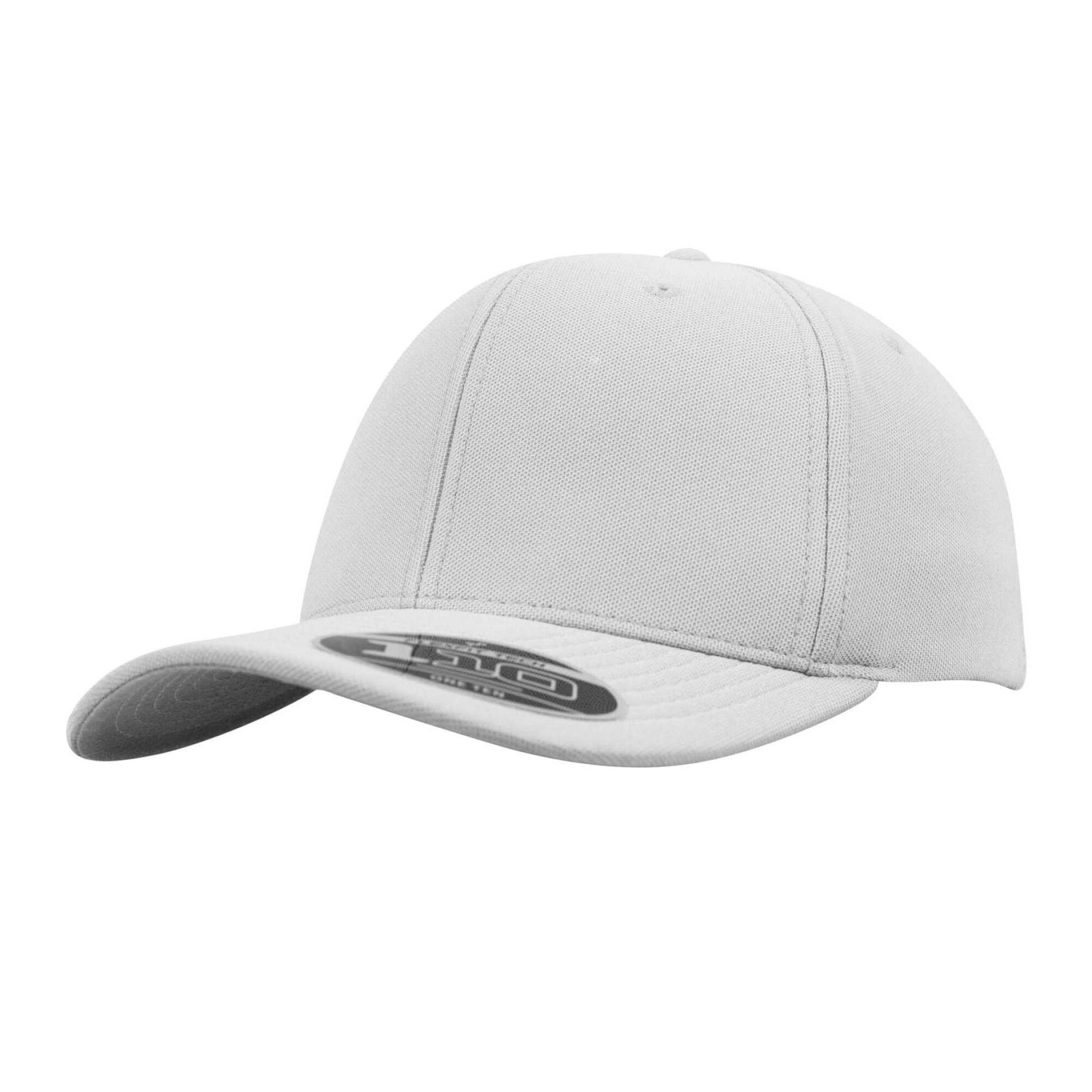 Silver - Front - Flexfit 110 Cool & Dry Mini Pique Cap