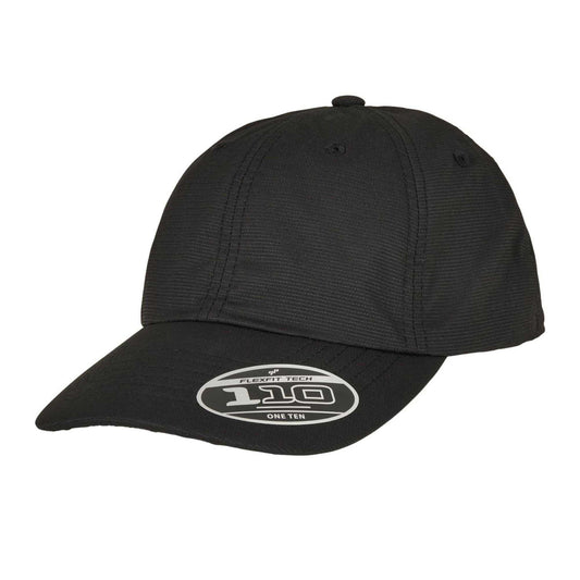 Black - Front - Flexfit 110 Cool & Dry Mini Pique Cap