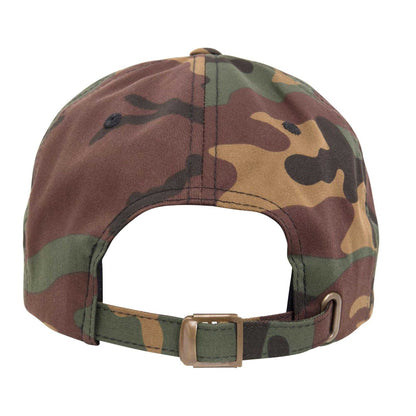 Green Camo - Back - Flexfit Cotton Twill Low Profile Cap