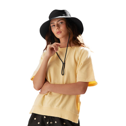 Black - Back - Beechfield Wide Brim Sun Hat
