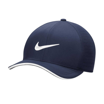 Obsidian Blue-White - Front - Nike Golf Performance Baseball Cap