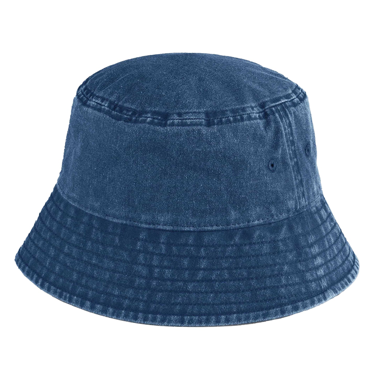 Vintage Denim - Front - Beechfield Unisex Adult Vintage Bucket Hat
