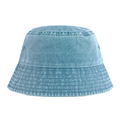 Vintage Light Denim - Back - Beechfield Unisex Adult Vintage Bucket Hat