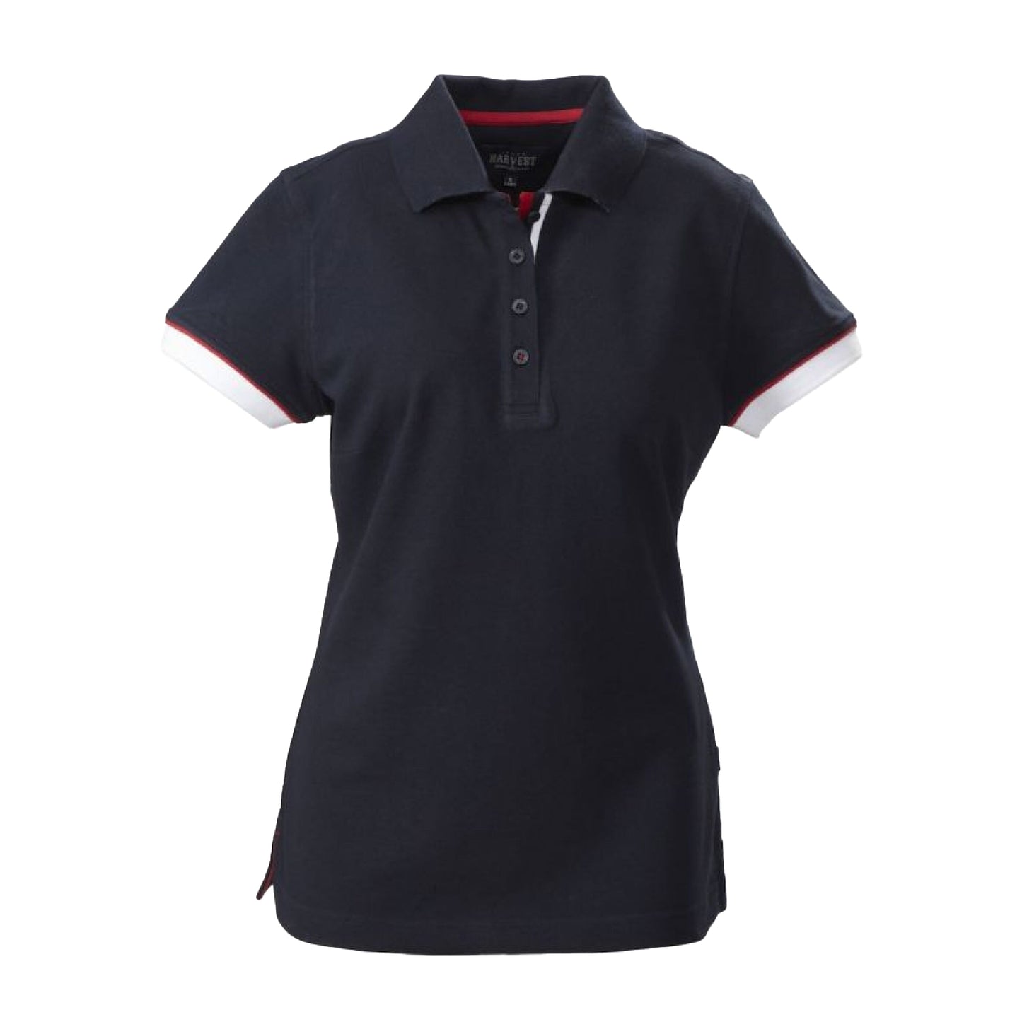 Navy - Front - James Harvest Womens-Ladies Antreville Polo Shirt