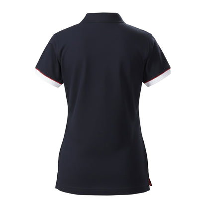 Navy - Back - James Harvest Womens-Ladies Antreville Polo Shirt