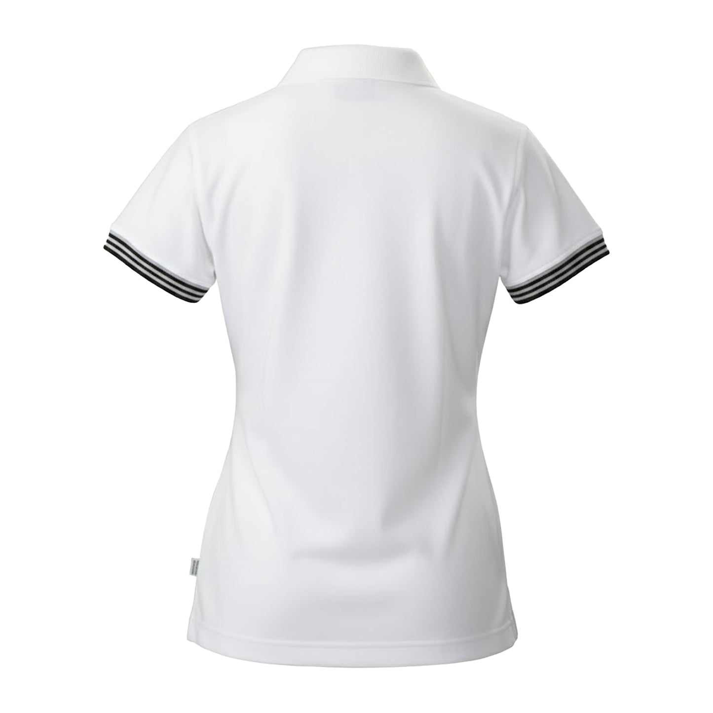 White - Back - James Harvest Womens-Ladies Antreville Polo Shirt
