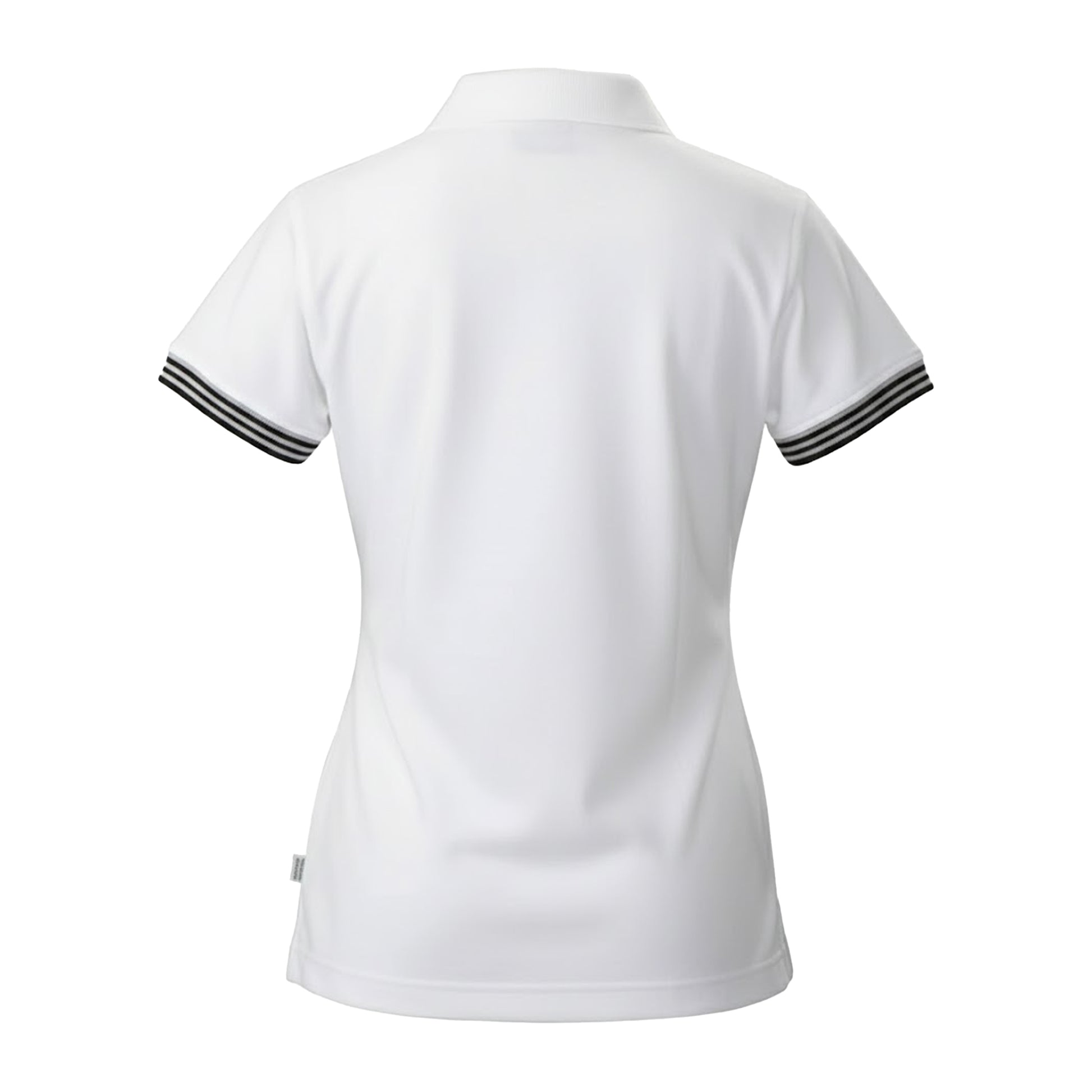 White - Back - James Harvest Womens-Ladies Antreville Polo Shirt